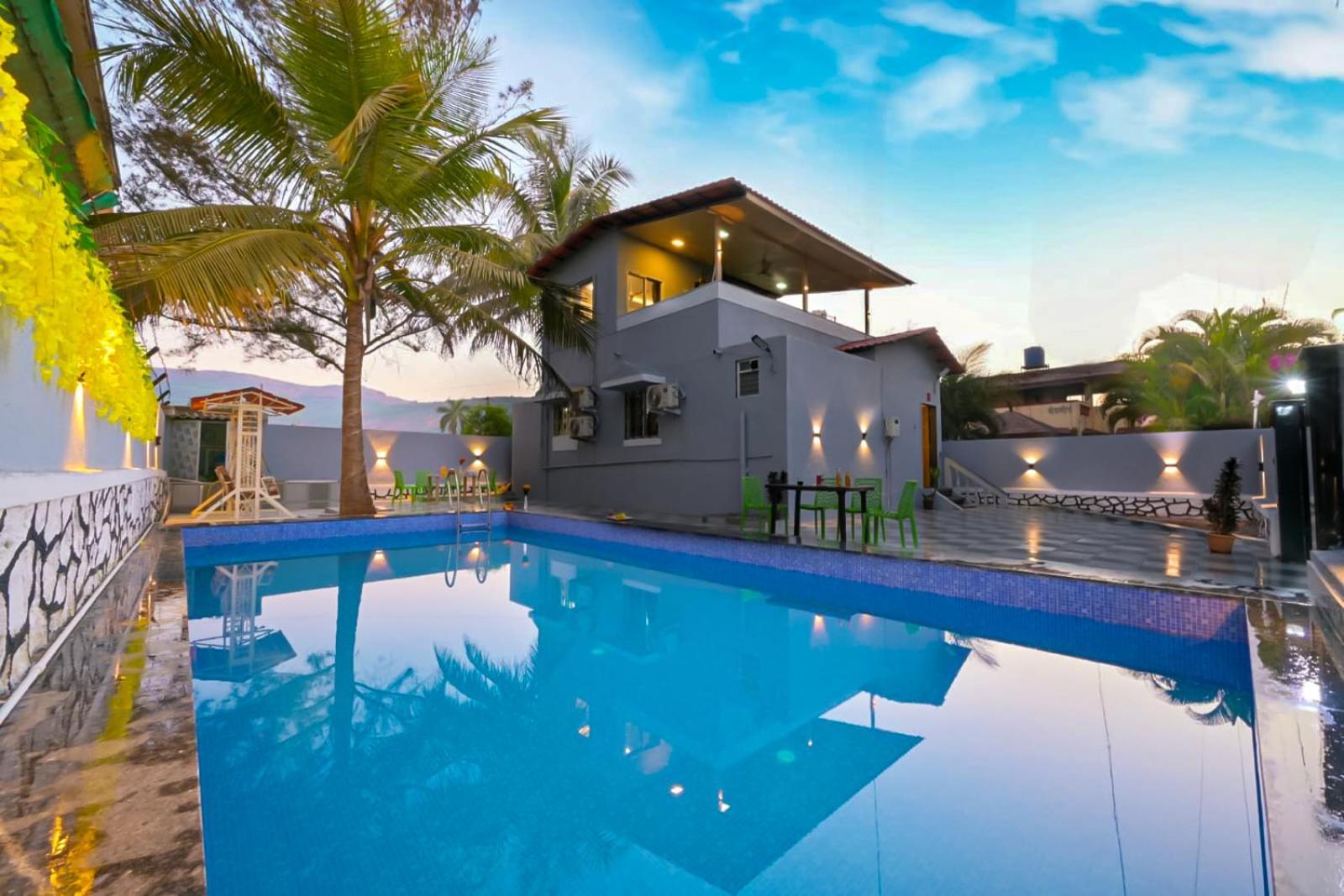 Empyrean Stay Ll 3Bhk Ll Marshall Villa Ll Large Pool Ll Ac Ll لونافالا المظهر الخارجي الصورة
